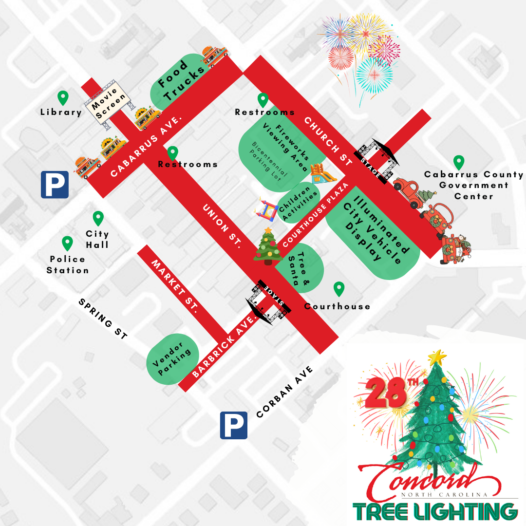 Event Layout Mao for the Tree Lighting Ceremony Event Layout Mao for the Tree Lighting Ceremony